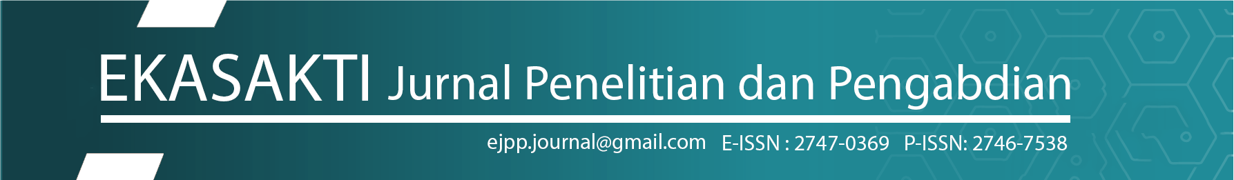 Ekasakti Jurnal Penelitian dan Pengabdian